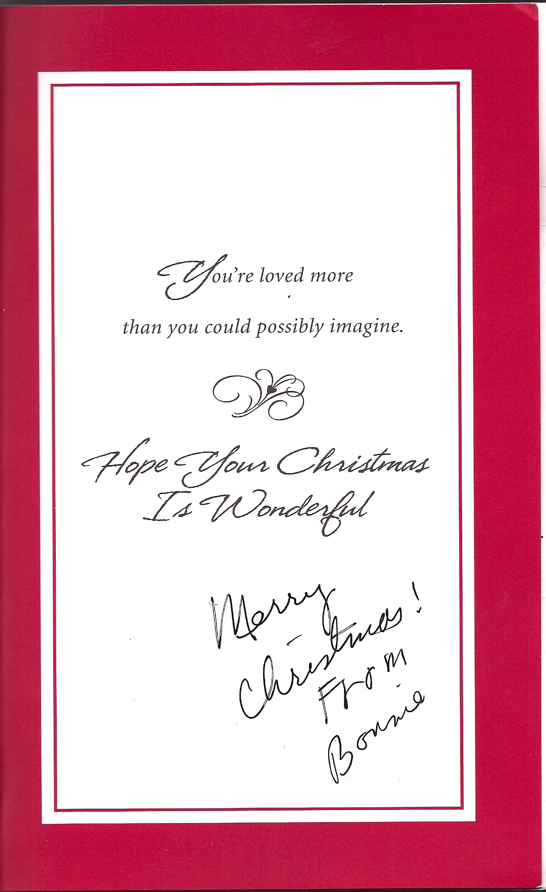 Last Christmas card from Mom  A blog inspired by my Mom's 